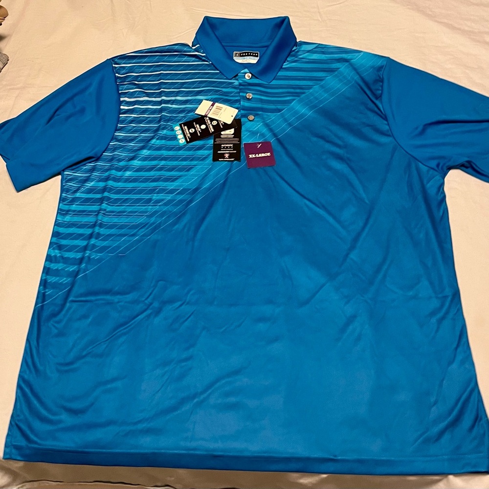 4/$20 PGA Tour Teal Performance Polo